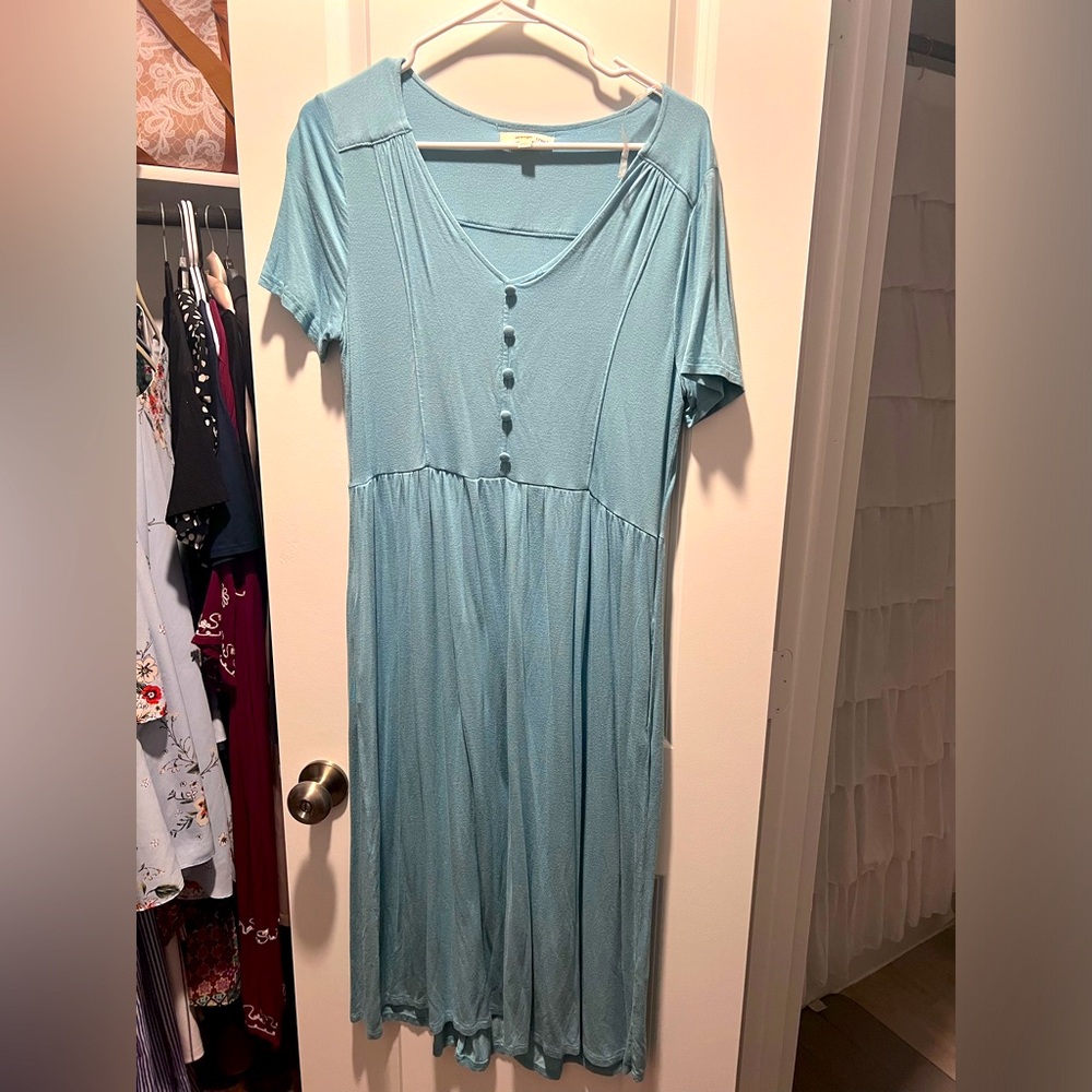 Teal dress